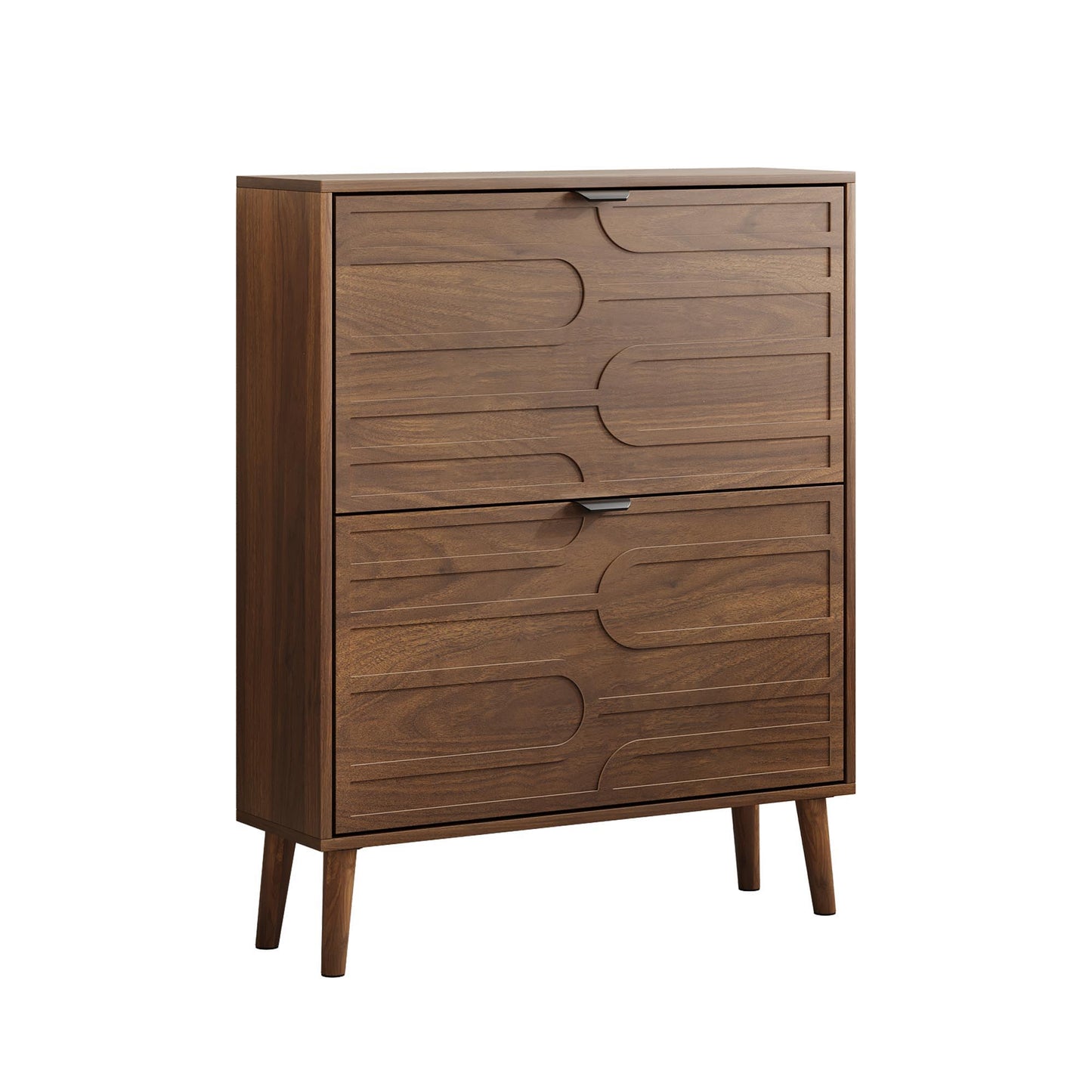 Medieval - Independent Shoe Cabinet With 2 Flip Drawers