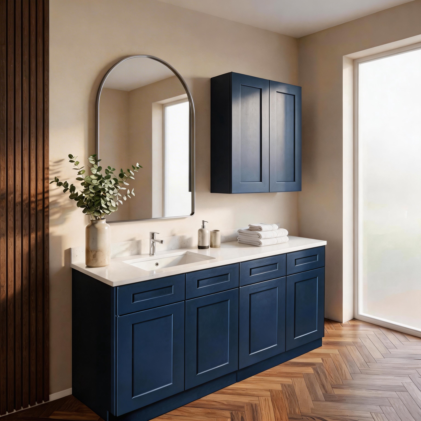 Shaker RTA 33" Kitchen Sink Base Cabinet, Painted