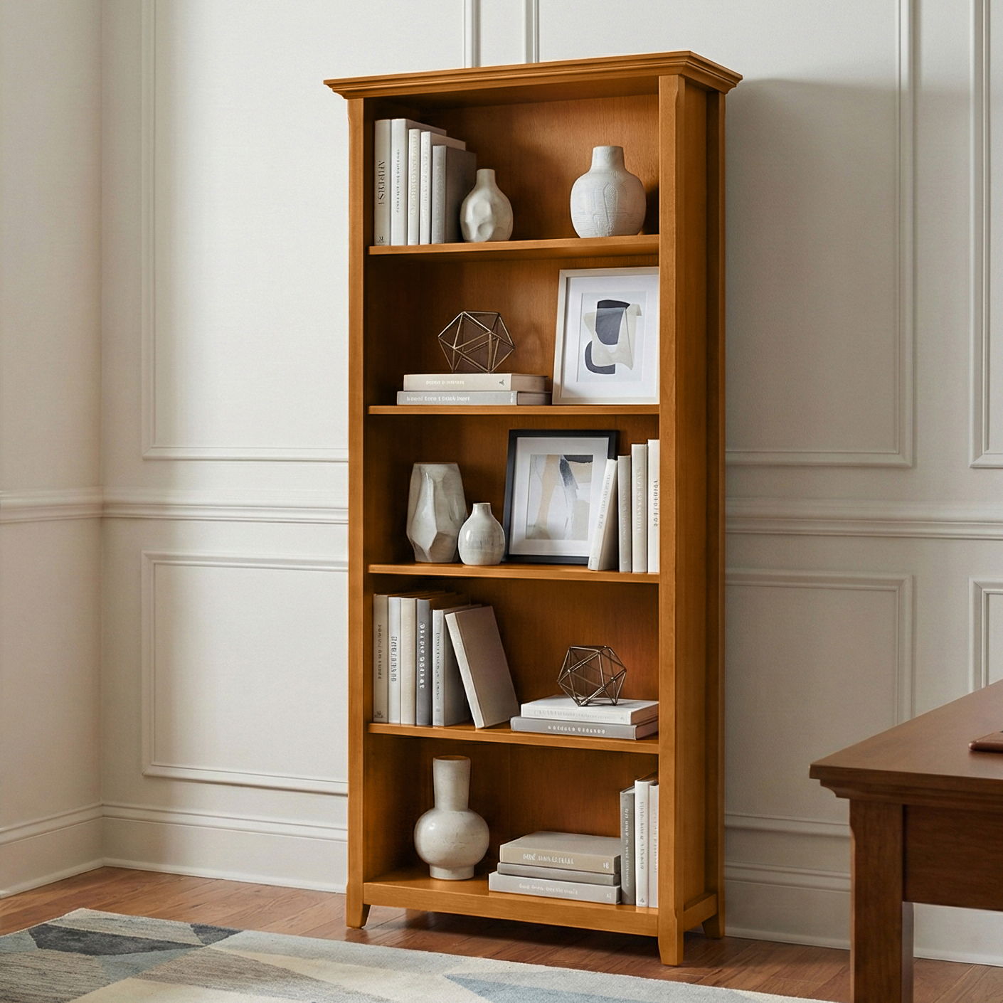 Amherst - 5 Shelf Bookcase, Handcrafted