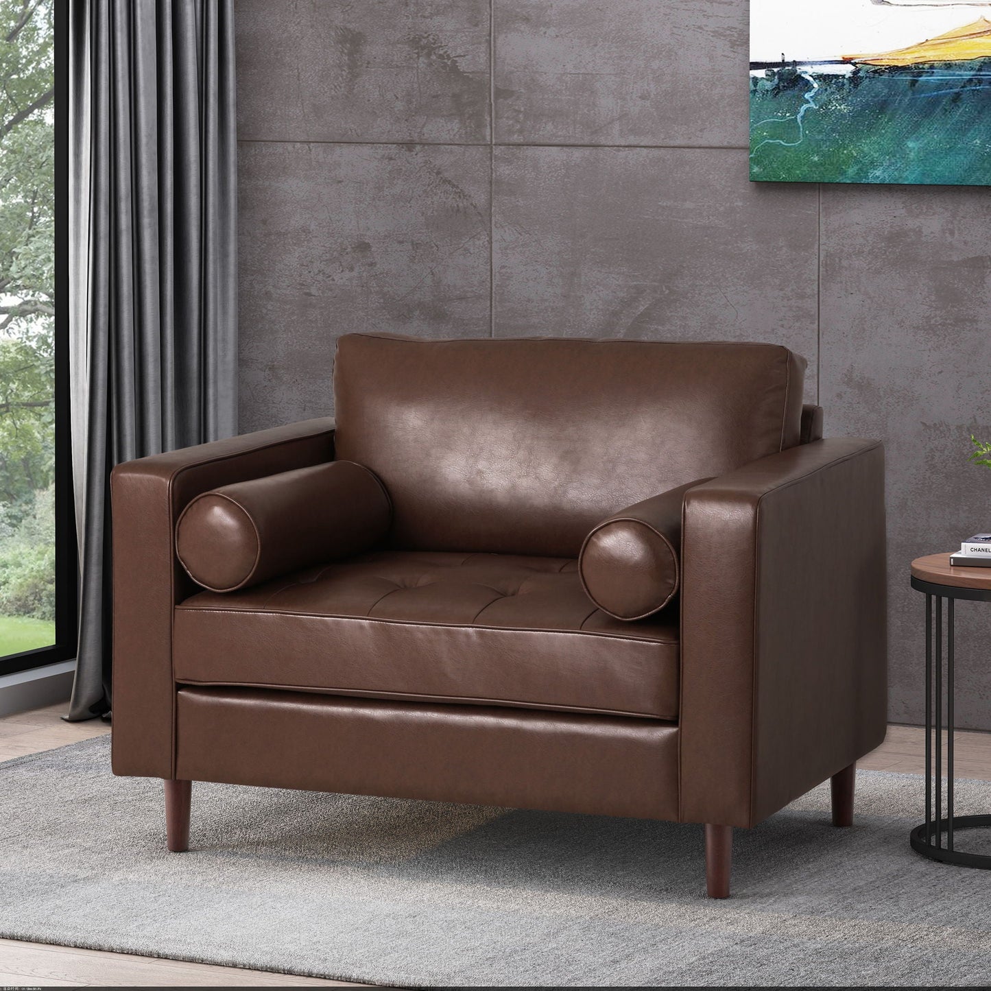 Sophisticated Club Chair With Relaxing Comfort