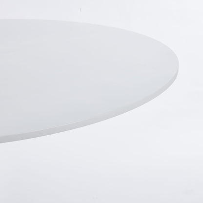 Mid-Century Tulip Dining Table With Round Top