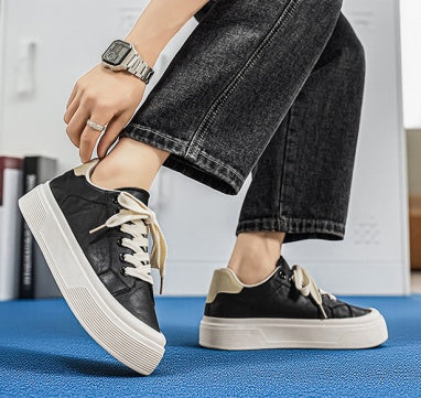 2026 Summer Viral Men Trendy Skate Shoes, Premium Edgy Casual Chunky Flat Breathable Sneakers
