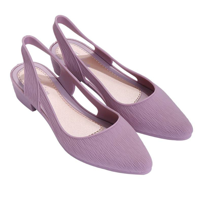 Womens Sandals, Peep-toe, Low Heel, Non-slip Pumps