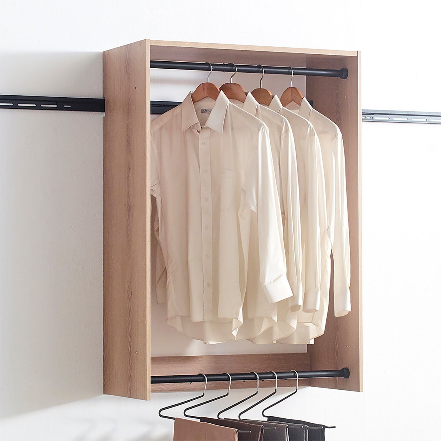 Devi - Wall Mounted Closet System, Modular Units