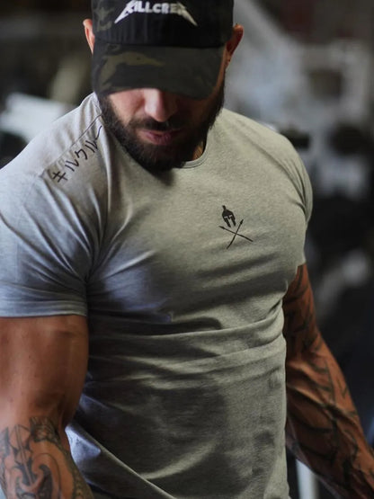 Men's Plus Size Round Neck Short Sleeve T-Shirt
