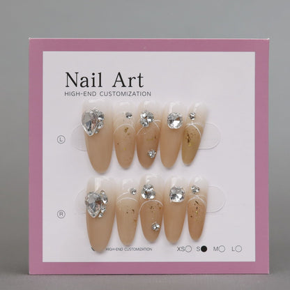 White Nail Wear Nail Art Reusable Press on Nails False Nails