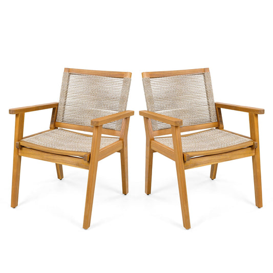 Outdoor Rope Dining Chair (Set of 2)