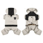 Water Resistant Dog Winter Coat, Graphene Thermal Warm Four Legged Dog Snow Jacket Hooded Pet Cold Weather Snowsuit, Windproof Padded Dog Clothes For Small Medium Dogs