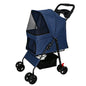 Foldable Pet Stroller for Small Dogs and Cats Under 28 lbs