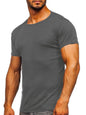 Men's Full Size Classic Fitted Crew Neck T-Shirt Plus Size