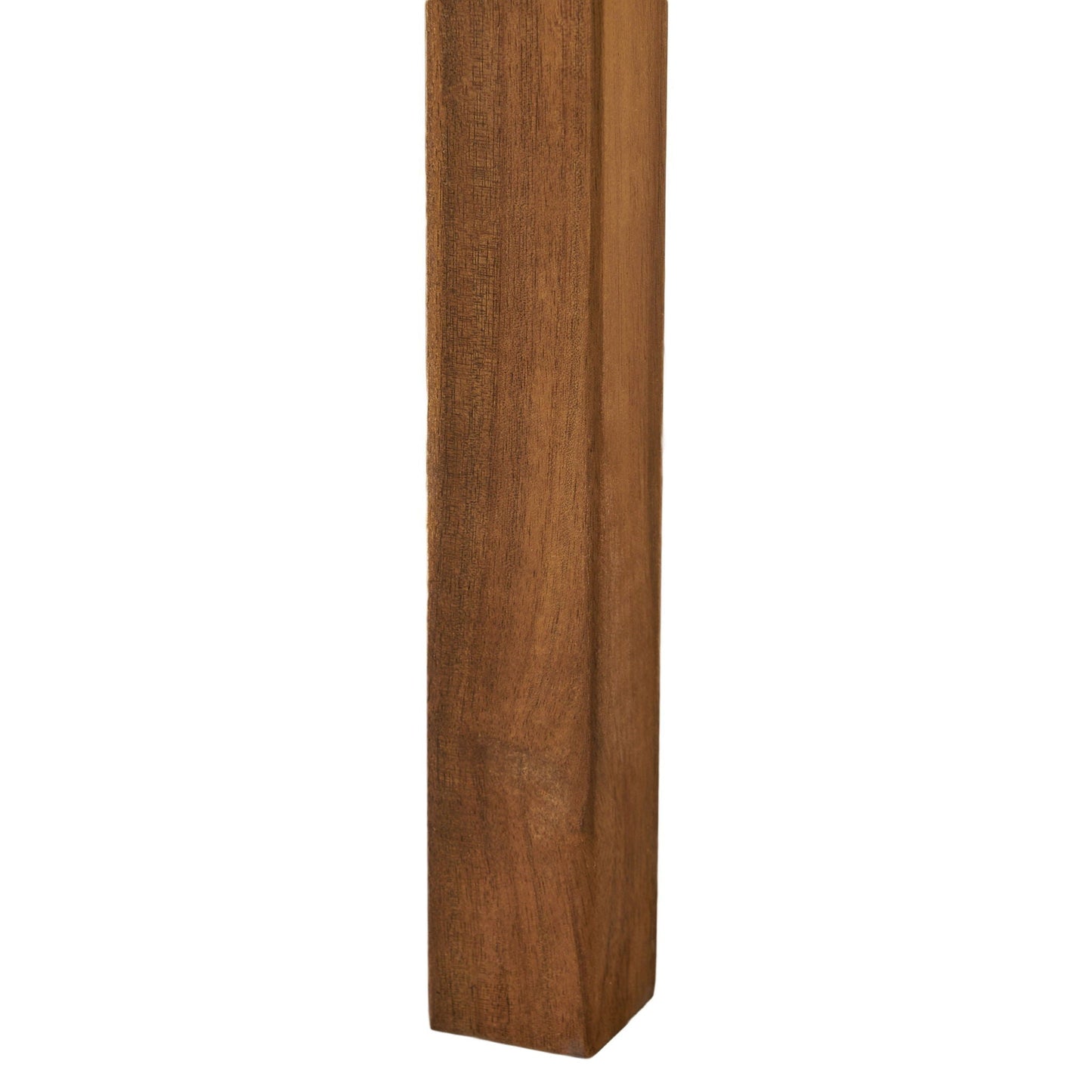 Perla Rustic Square Coffee Table with Block Legs