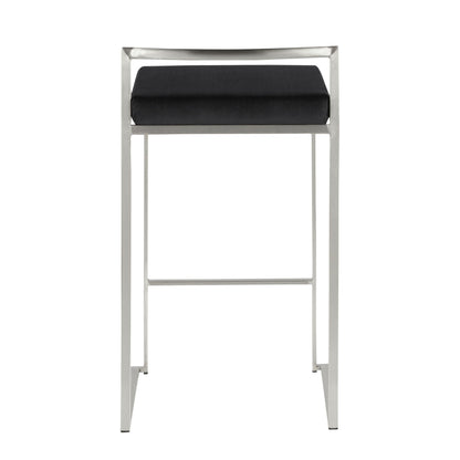 Fuji - Contemporary Elegant Stackable Counter Stool Set
