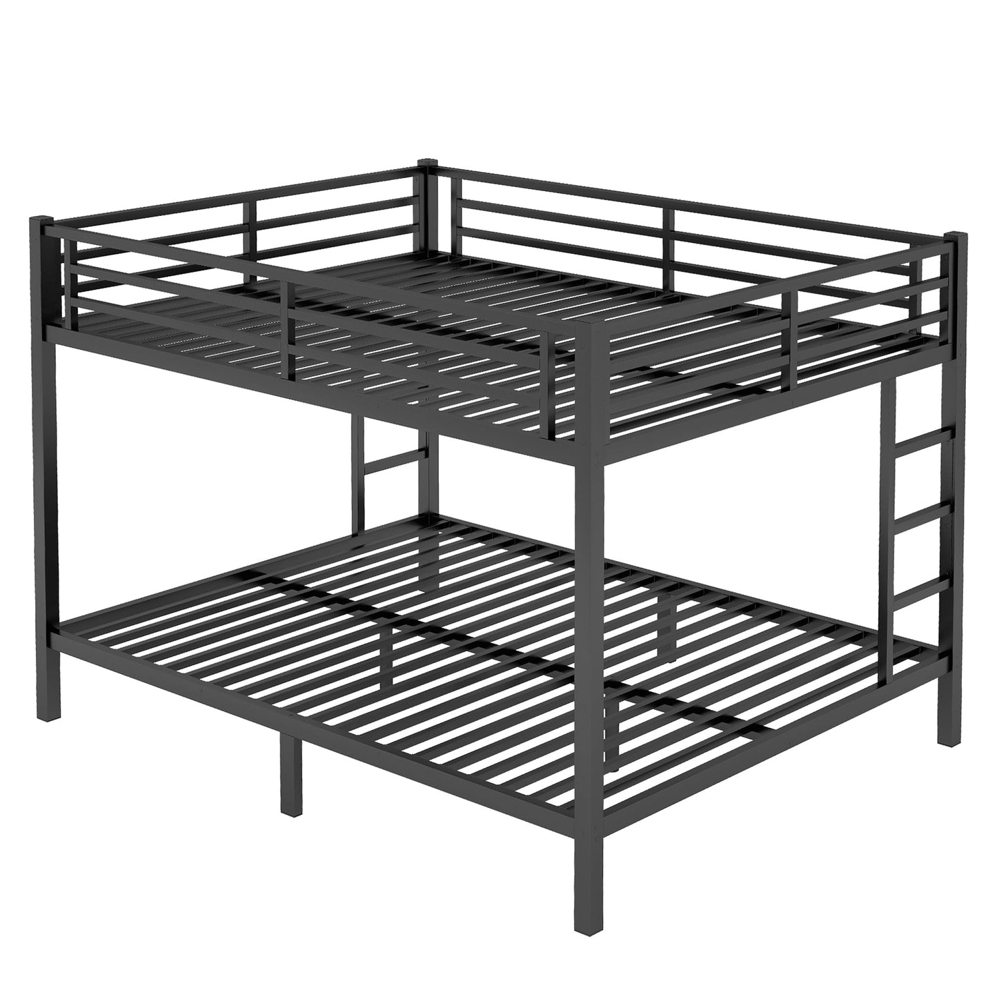 Metal Queen Over Queen Bunk Bed for Teens and Adults