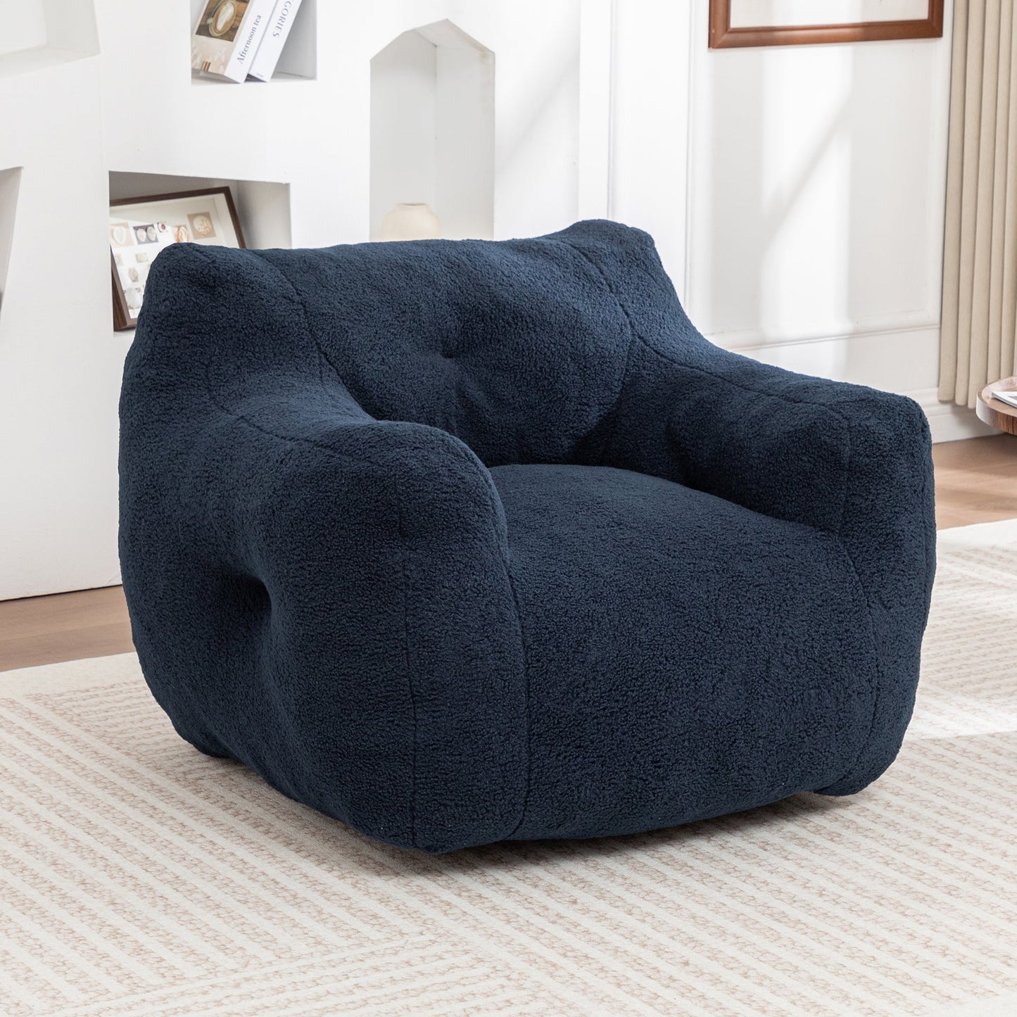 Bean Bag Sofa Chair with Armrests