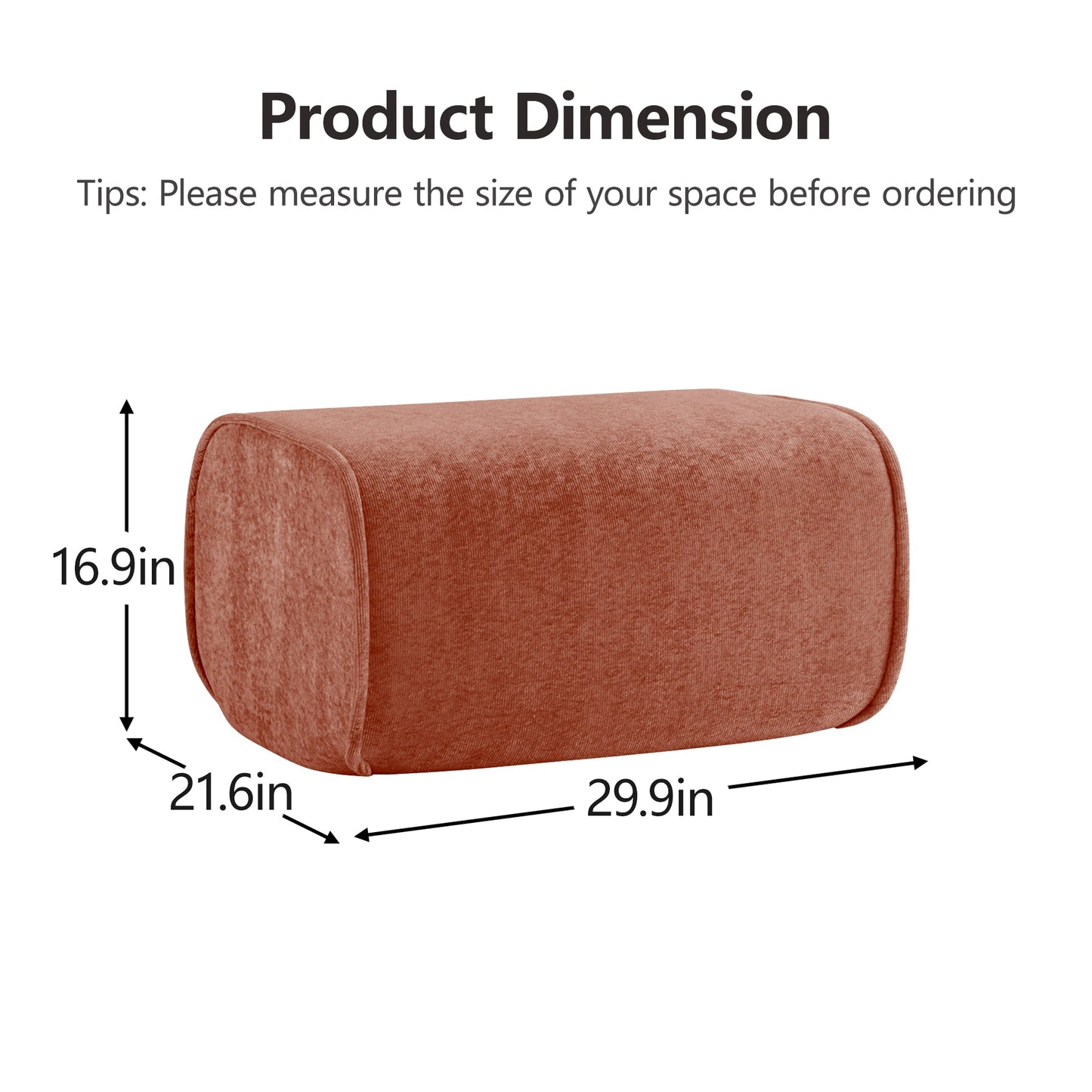 Ottoman Velvet-Red