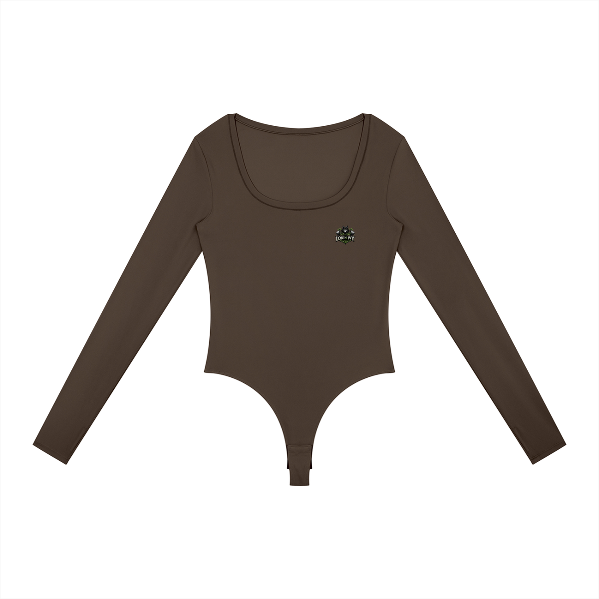 Loki & Ivy Women's Tight Long Sleeve Yoga Bodysuit