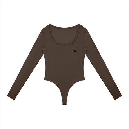 Loki & Ivy Women's Tight Long Sleeve Yoga Bodysuit