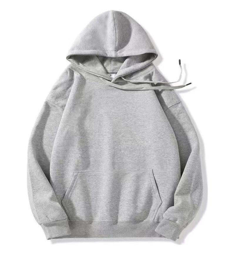 Loose-fitting Versatile Drawstring Casual Hooded Sweatshirt For Fall And Winter