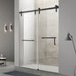 Frameless Single Sliding Shower Door – 60" x 76"