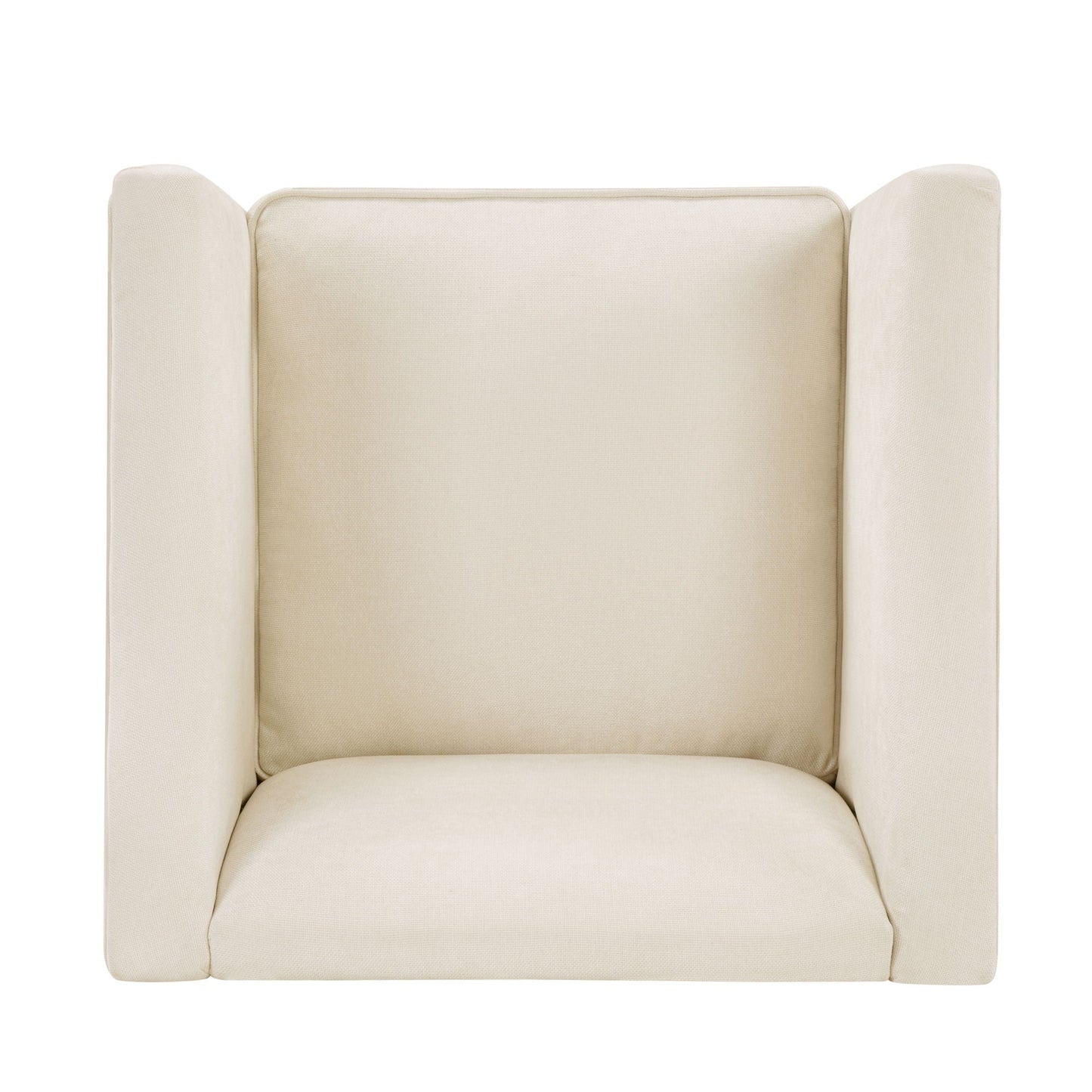 Barrel Accent Chair With Enclosed Arms