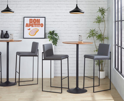 Fuji - Contemporary High Back Barstool Elegant Design