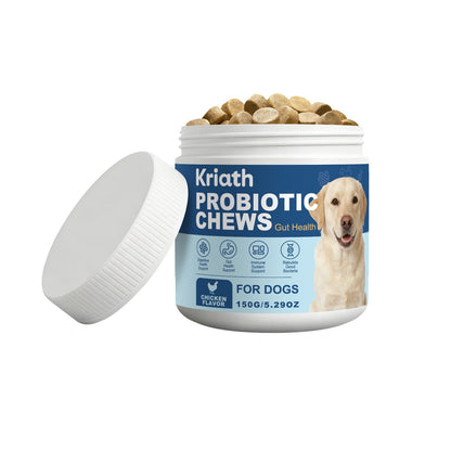 Kriath Dog Probiotic Chewable Tablets Mild Ingredients Daily Care Dog Body Balance Chewable Tablets