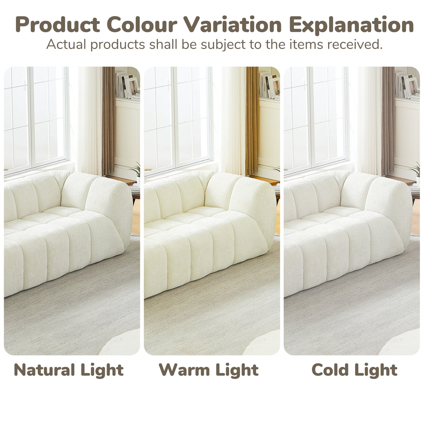 Chenille Pure Foam Sofa