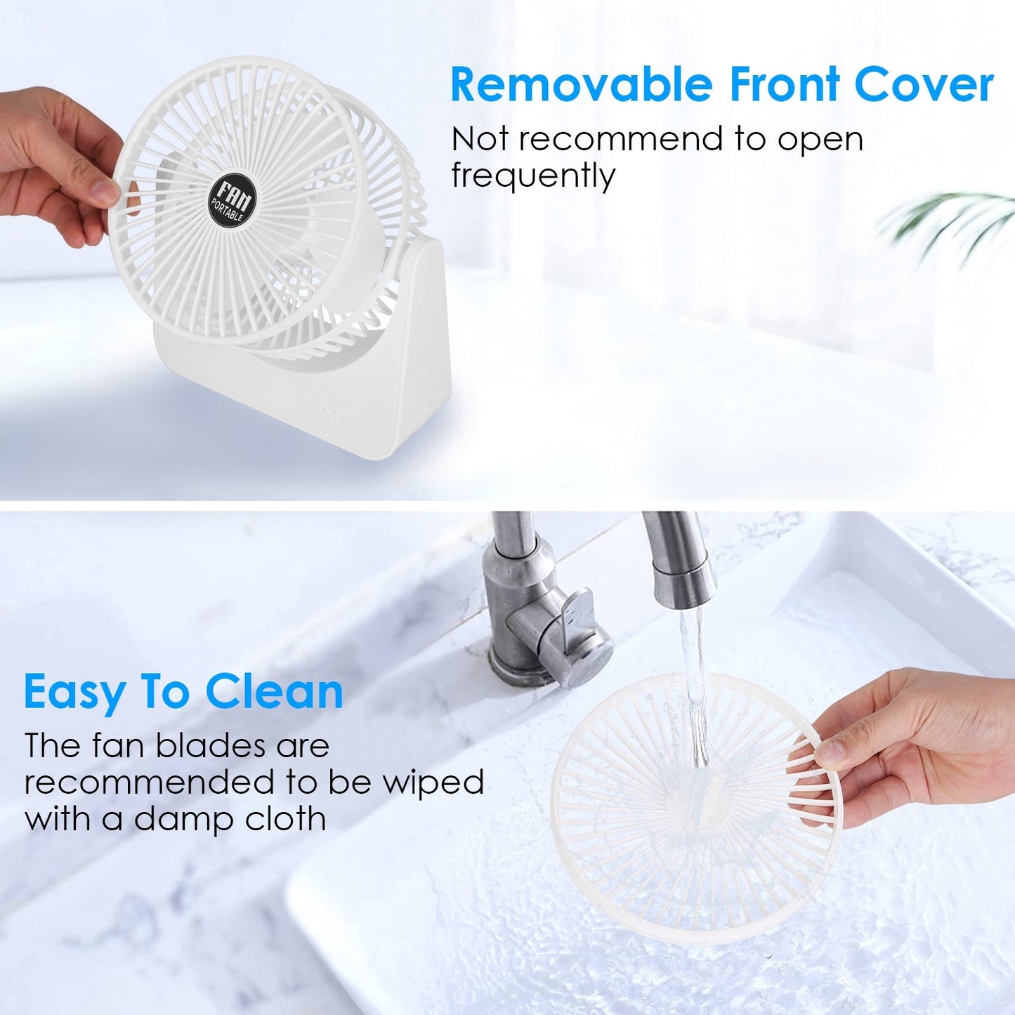 GBruno 6.5in Desk Fan USB Powered