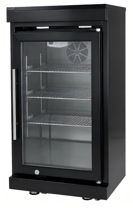 Black Single Door Fridge Cabinet Outdoor Kitchen Islands