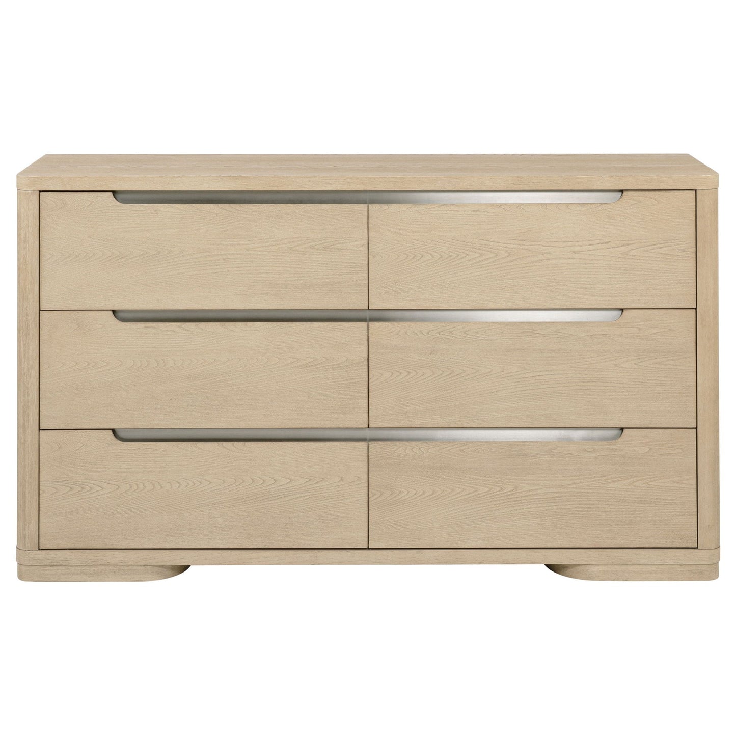 Mirador - 6 Drawer Bedroom Dresser - Natural