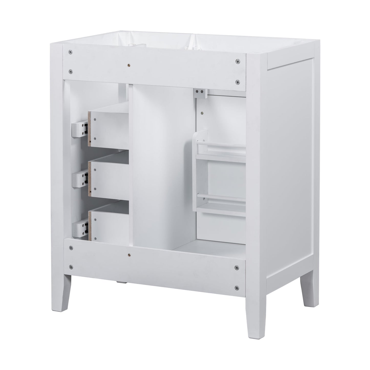 30" Bathroom Vanity Cabinet Base Without Sink