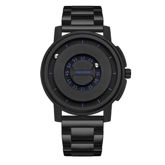 Brand-name Steel-band Sports Magnetic-levitation Silicone-ball Electronic Mens Watch