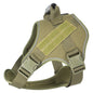 Traction Rope For Large Dogs Breathable Tactical Harness