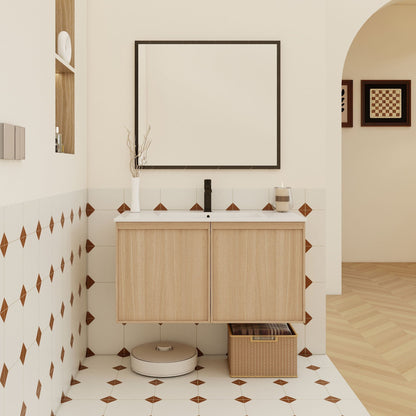 Floating Bathroom Vanity With Sink Combo
