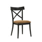 Hillary - Side Chair (Set of 2) - Black / Brown