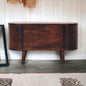 Rounded Lid Up Blanket Box