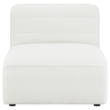 Sunny Upholstered Armless Chair Natural