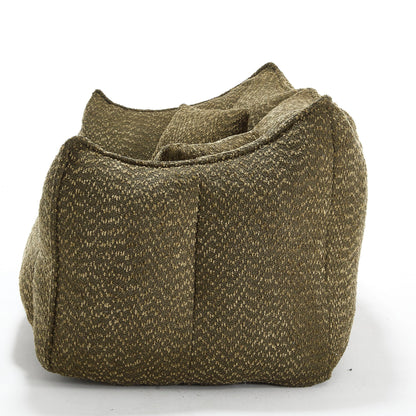 Comfortable Dual Beanbag Chair With High Resilience Foam Core For 2 People
