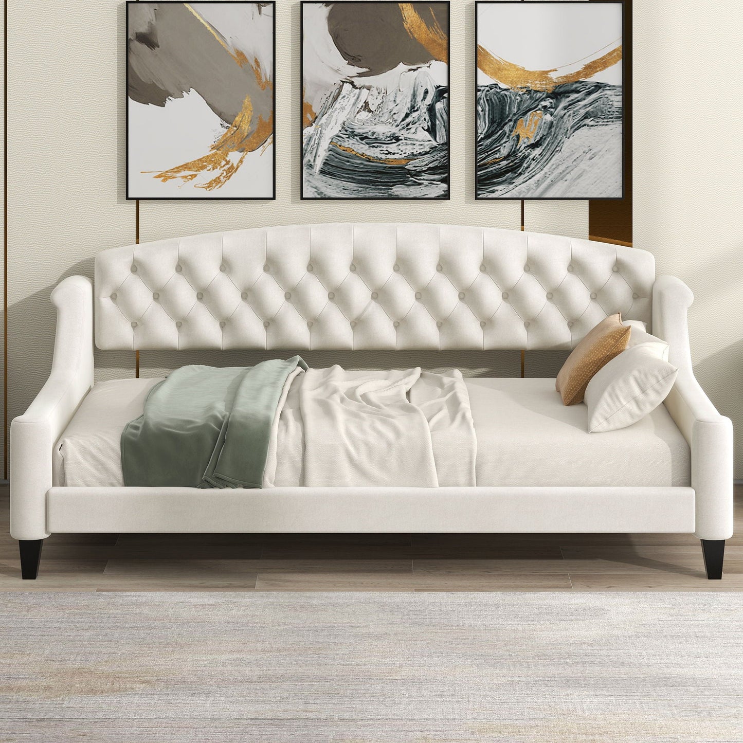 Modern Tufted Button Daybed