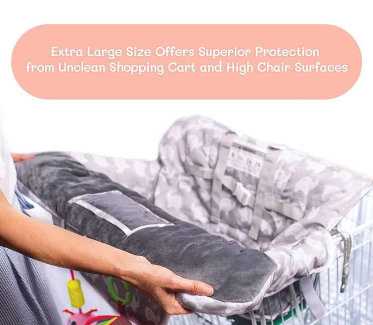 Children Supermarket Shopping Cart Cushion Cover