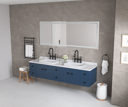 72" LED Bathroom Mirror with Front and Backlight