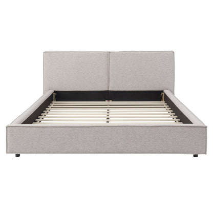 Modern Tufted Queen Size Upholstered Platform Bed Frame