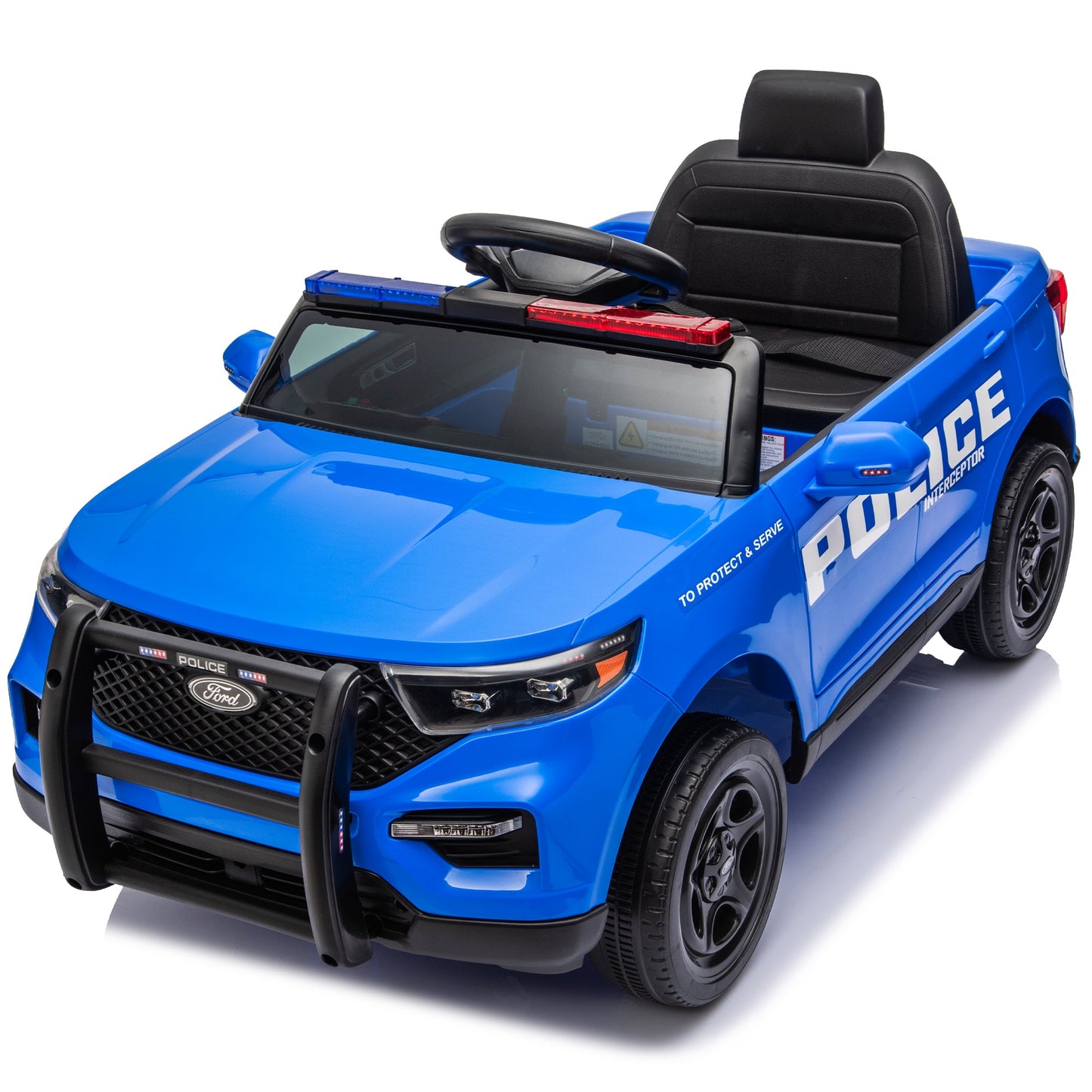 Licensed Ford Police 12V Ride-On Truck