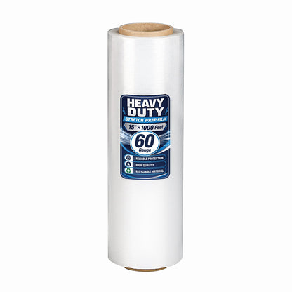 Stretch Wrap Film Roll, 1000ft Industrial Strength
