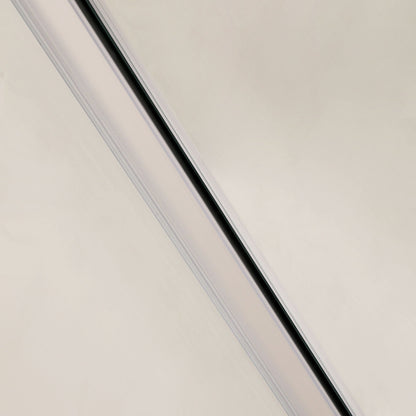 Single Sliding Bypass Shower Door Enclosure With Tempered Glass