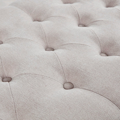 Elegant Design Tufted Top, Soft Close Storage Bench