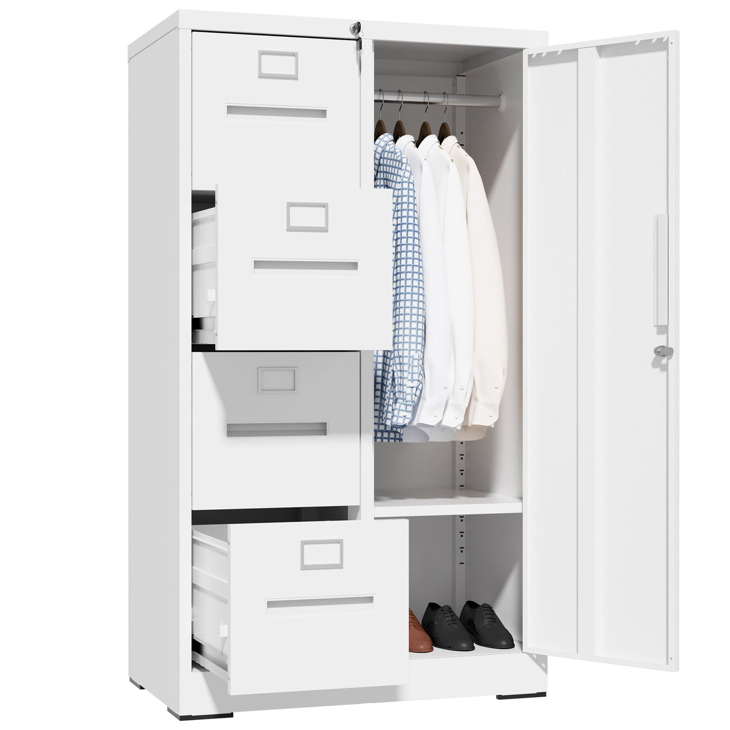 Storage Vertical Filing Cabinet With Lock