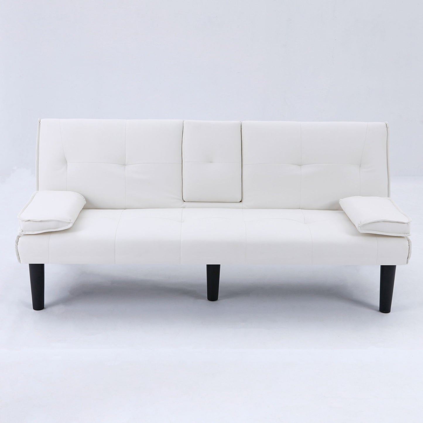 Sofa Bed With Foldable Design And Cup Holder