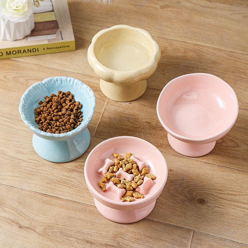 Anti-tumble Large Diameter Ceramic Pet Bowl
