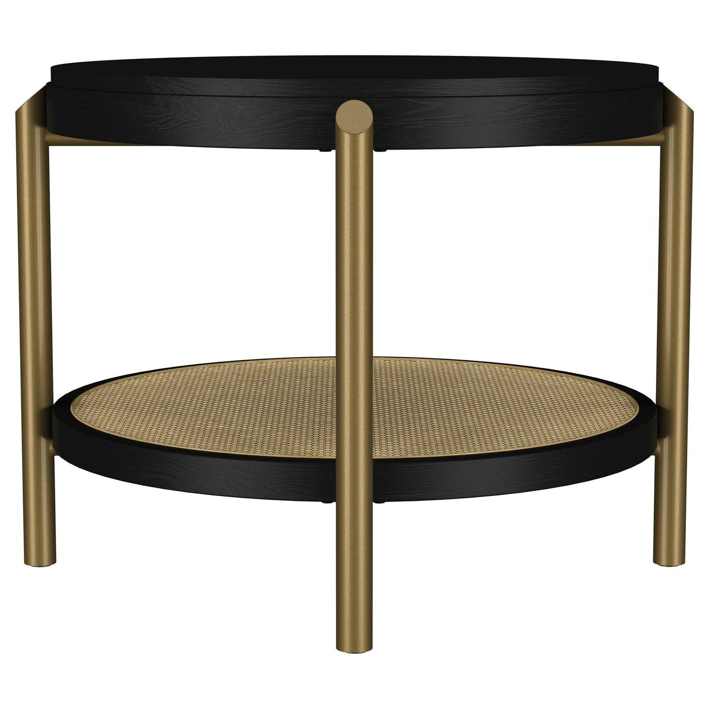 Benson - Round Table With Storage Shelf